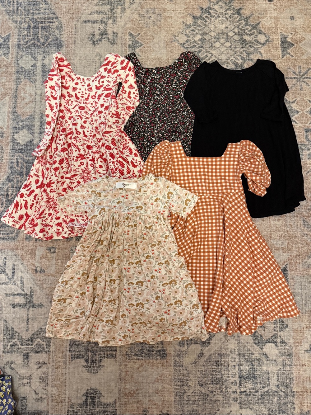 Remie Girl swing dress lot, 5 pieces